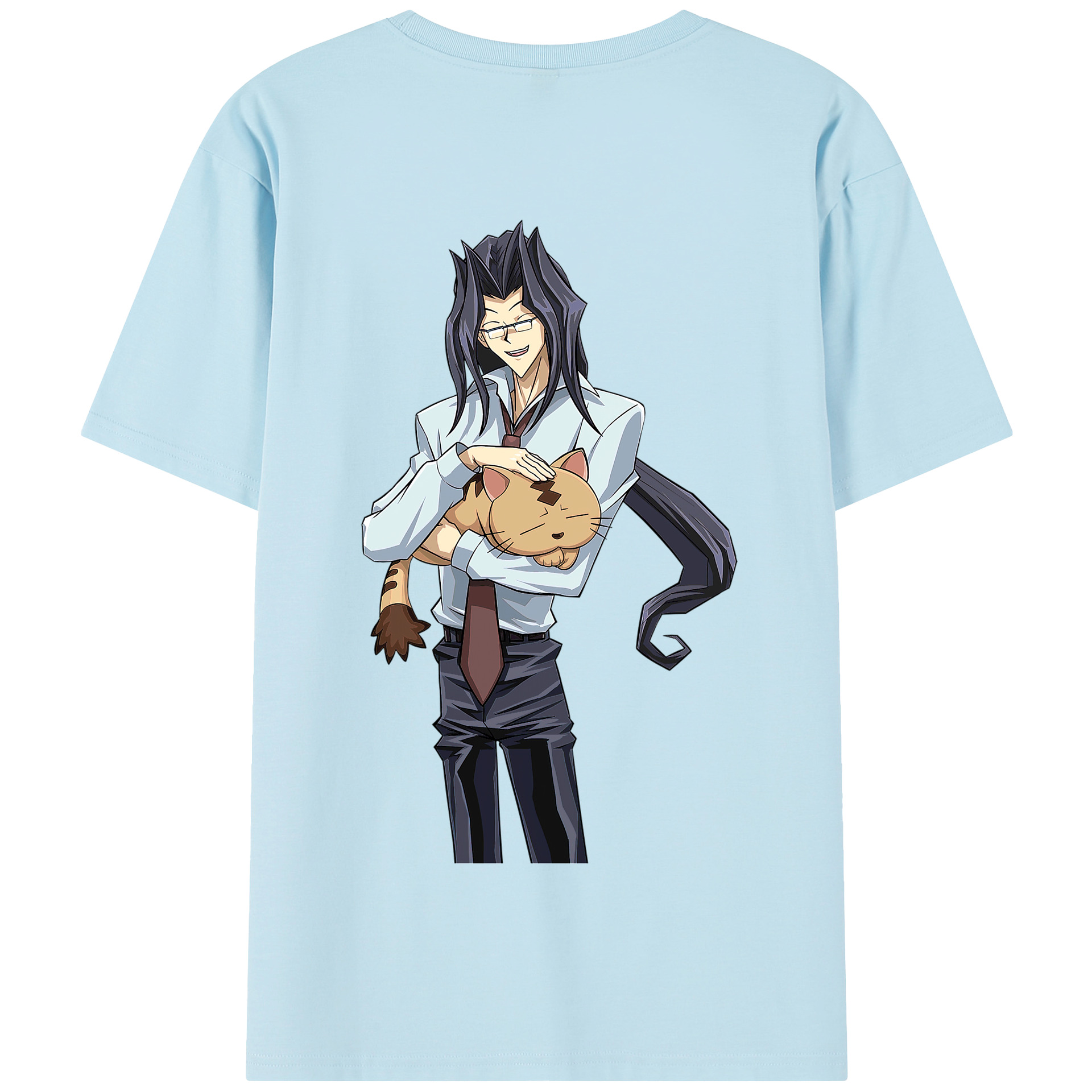 （画像用） 遊☆戯☆王 Yu-Gi-Oh! 綿100％半袖Tシャツ（背面プリント）